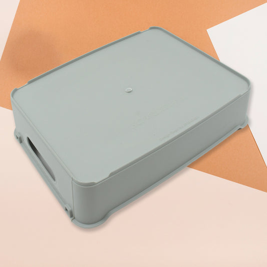 3645 Multipurpose Organising Storage Plastic Tray Fruit Vegetable Multi Purpose Tray Organizer For Kitchen Countertop Cabinet Bathroom Plastic Storage Basket For Store Fruits Vegetables Magazines Cosmetics Stationary Set Of 3