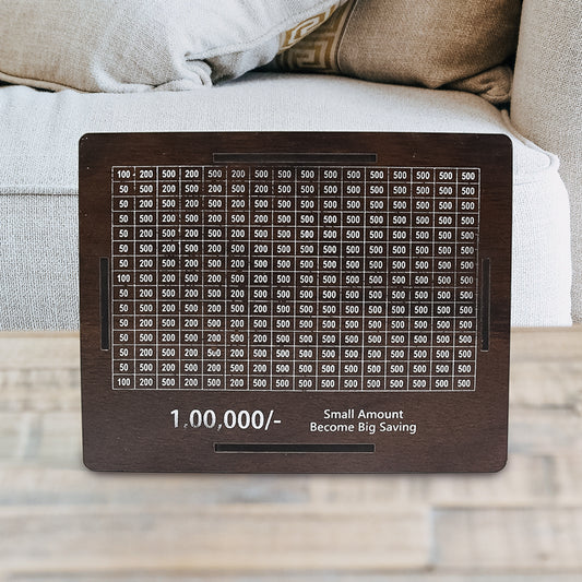 Wooden Money Piggy Bank Money Box (1 Pc Pen Not Included)