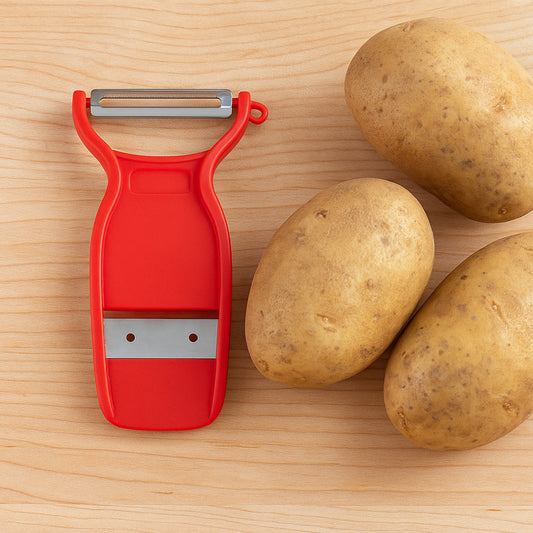 Supermom Swiss 2-in-1 Slicer Peeler With Ultra Sharp Stainless Steel Blades