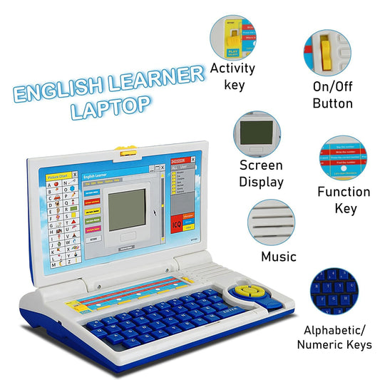 English Learner Educational Laptop Toy 20 Learning Activities
