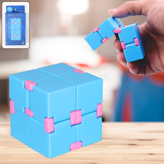Infinity Cube Fidget Toy Stress Relief Hand Puzzle For Kids Adults 1 Pc