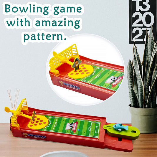 17863 Mini Table Top Finger Football Game For Kids-desktop Game For Kids Adults Fun Indoor Finger Bowling Game For Boys Girls Family Board Game