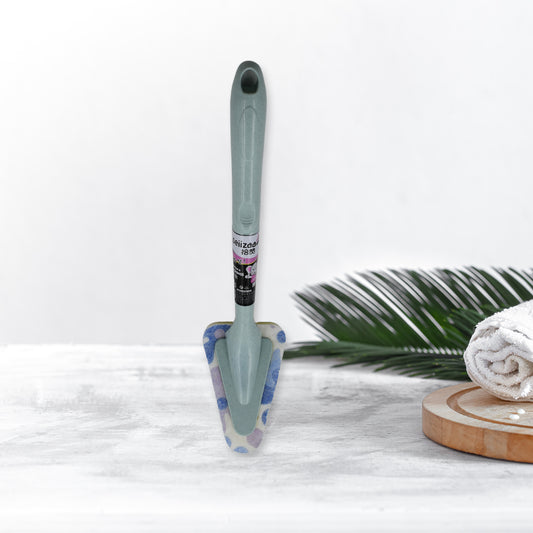 7223 Cleaning Supplies Kitchen Handle Universal Triangular Sponge Multifunctional Bathroom Brush Long Handle Kitchen Dining Bar