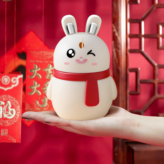 8842 Rabbit Shape Toothpick Dispenser Pressing Small Size Accessory Durable Red Home Garden Kitchen Dining Bar Kitchen Storage Organization Racks Holders Dining Room Table Decoration (1 Pc )