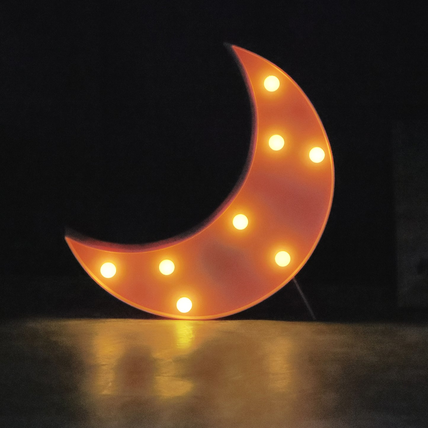 Moon Shaped Led Decorative Night Light (1 Pc)