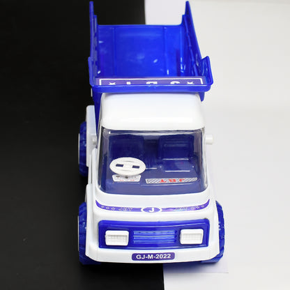 4485 Big Size Friction Powered Dumper Toy Truck For Kids.  With Opening Container Feature.  Strong  Durable Plastic Material.  Indoor  Outdoor Play.  Miniature Scaled Models Truck