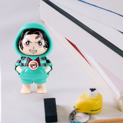 Cartoon Character Design Cute Action Figure Keychain (Mix  Design  1 Pc)