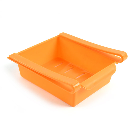 Adjustable Sliding Refrigerator Storage Basket (1 Pc)