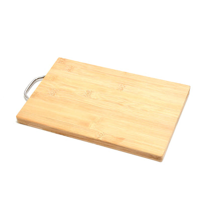 2315 Thick Wooden Bamboo Kitchen Chopping Cutting Slicing Board With Holder For Fruits Vegetables Meat