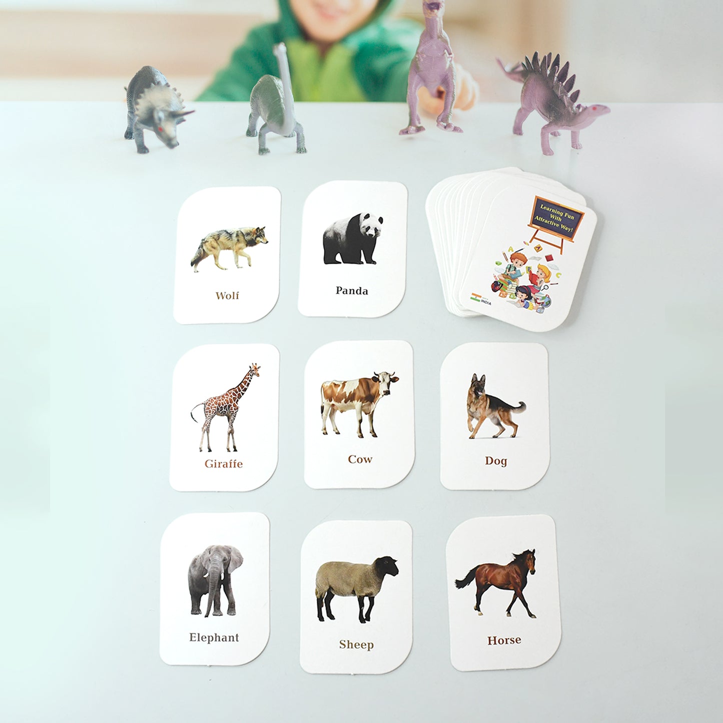 Kidkraft 32-piece Animal Flash Cards Set