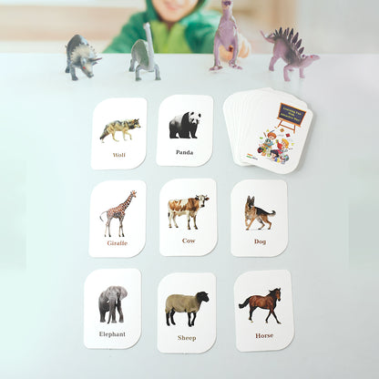 Kidkraft 32-piece Animal Flash Cards Set