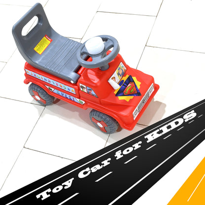 4590  Kids Baby City Ride On Push Car Ride With Backrest Musical Horn For Children Kids Toy Ride-on Kids Toys Toddler Baby Toy Baby Car Suitable For Kids Boysgirls