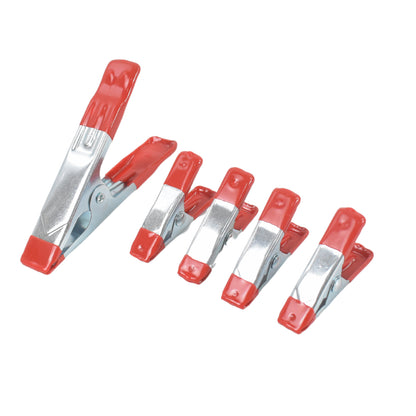 Metal Spring Clamps Heavy Duty Spring Metal Clips Clamp  (5 Pcs Set)