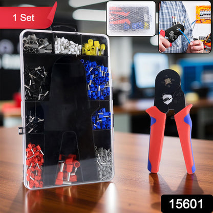 Approx 1200 Piece Ferrule Crimping Tool Kit Set