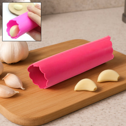 Silicone Garlic Peeler Tube Easy Hand Roller Peeling Tool (1 Pc)