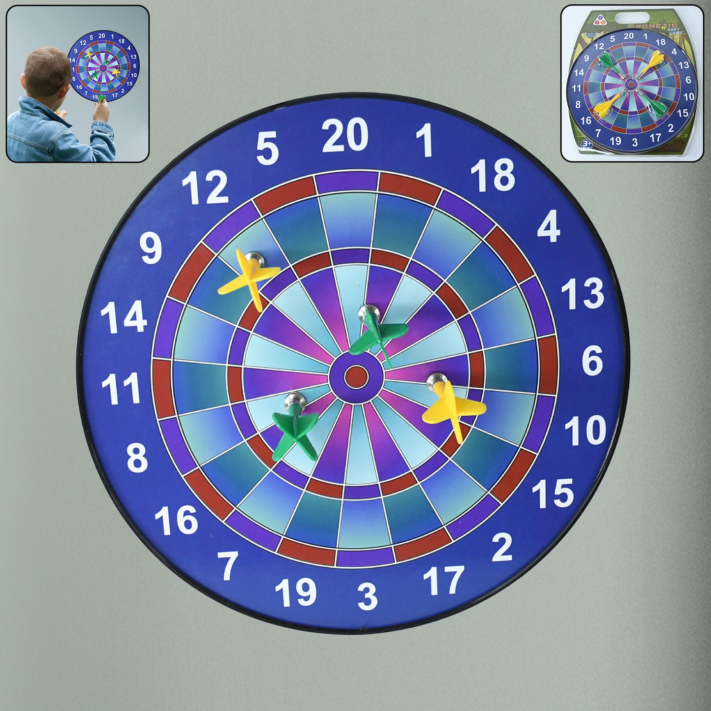 Magnetic Dartboard Game Set For Kids  Adults