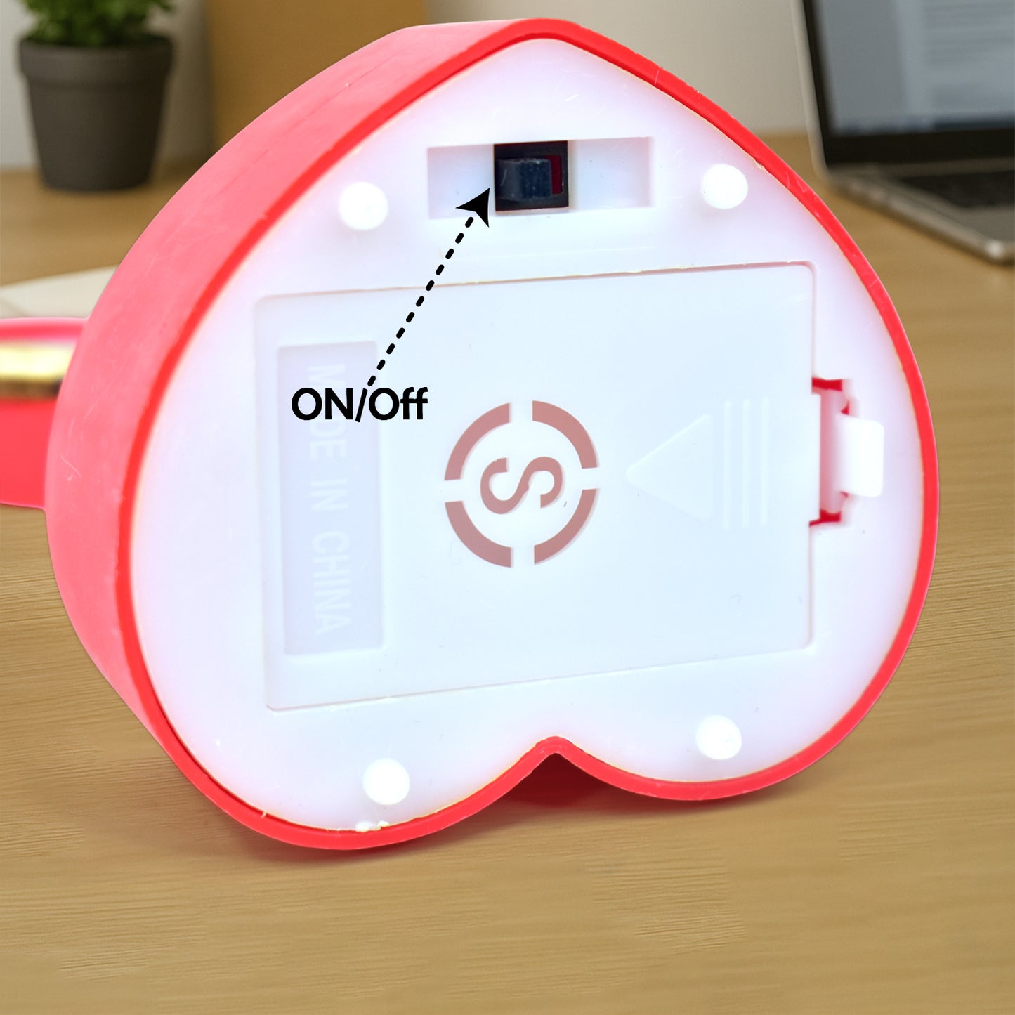 Heart-shaped Decorative Love Showpiece (1 Pc)