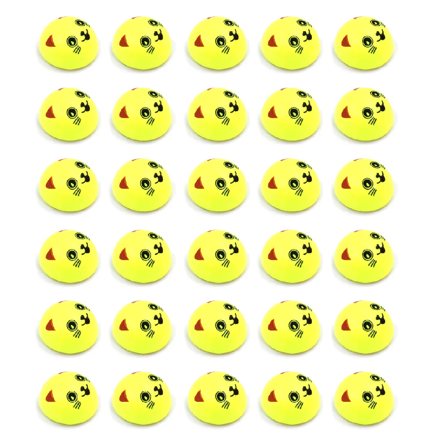 4419 30pcs Pull Back Smiley Toy