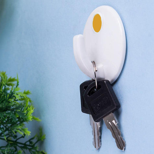 Multipurpose Strong Hook Self-adhesive Hooks For Wall Heavy Duty Hook Sticky Hook Household For Home Decorative Hooks Bathroom  All Type Wall Use Hook Suitable For Bathroom Kitchen Office