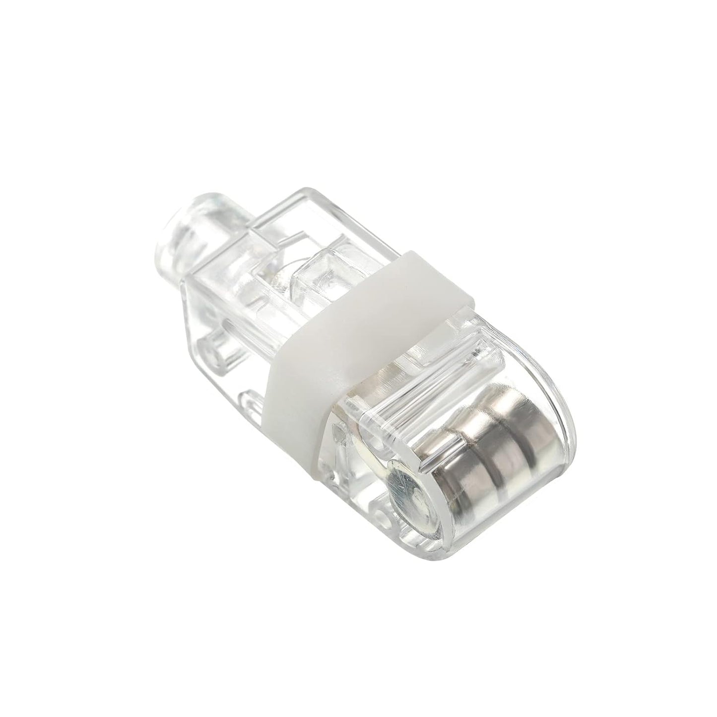 Light Up Finger Tips Clear Mini Rings Led Glow Ring With Elastic Band (1 Pc)