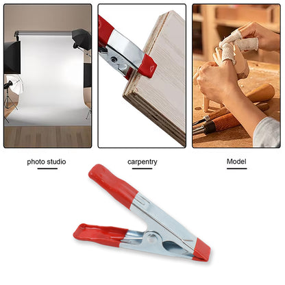 Metal Spring Clamps Heavy Duty Spring Metal Clips Clamp  (5 Pcs Set)