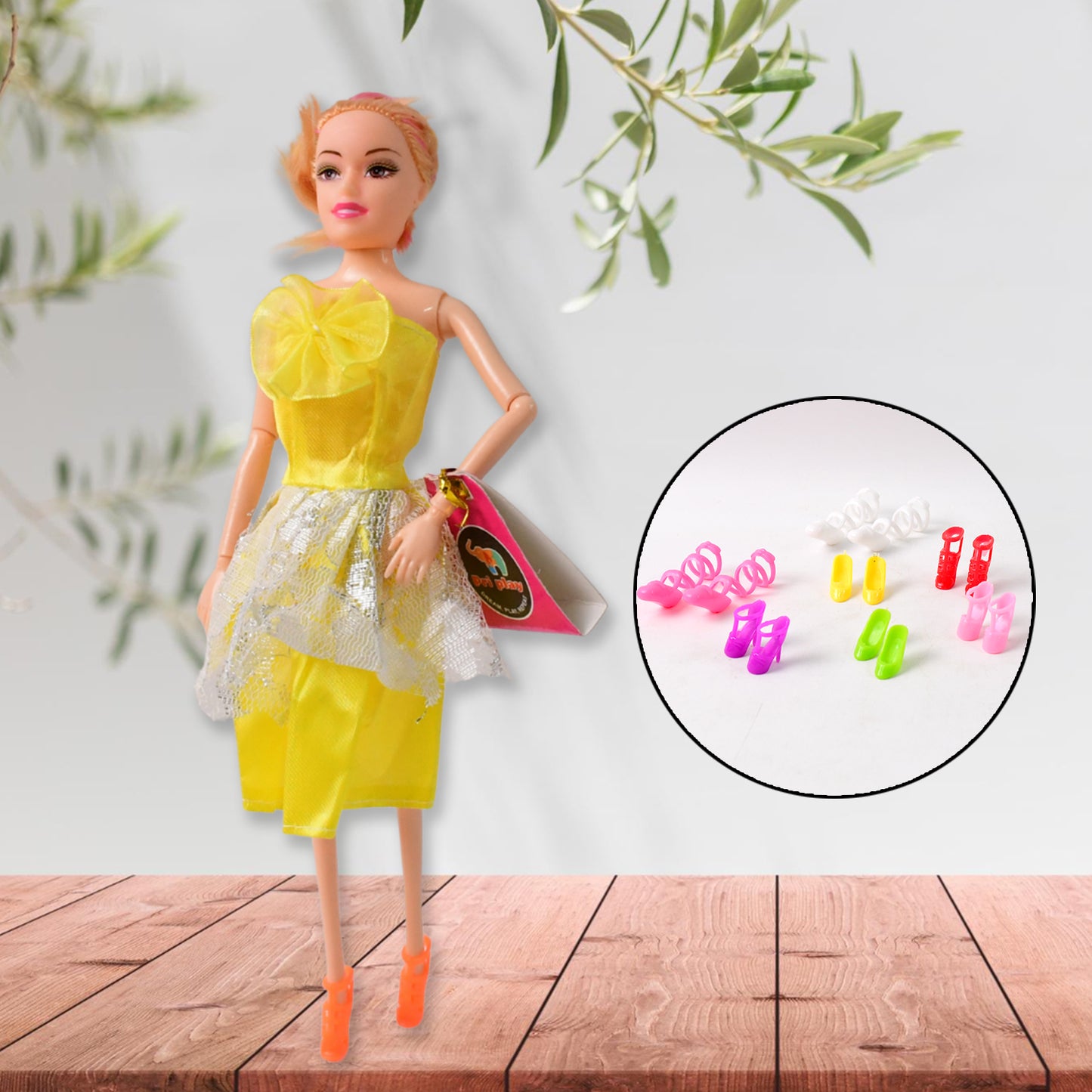 Fashion Doll With Baby Accessories Set (Mix Design)