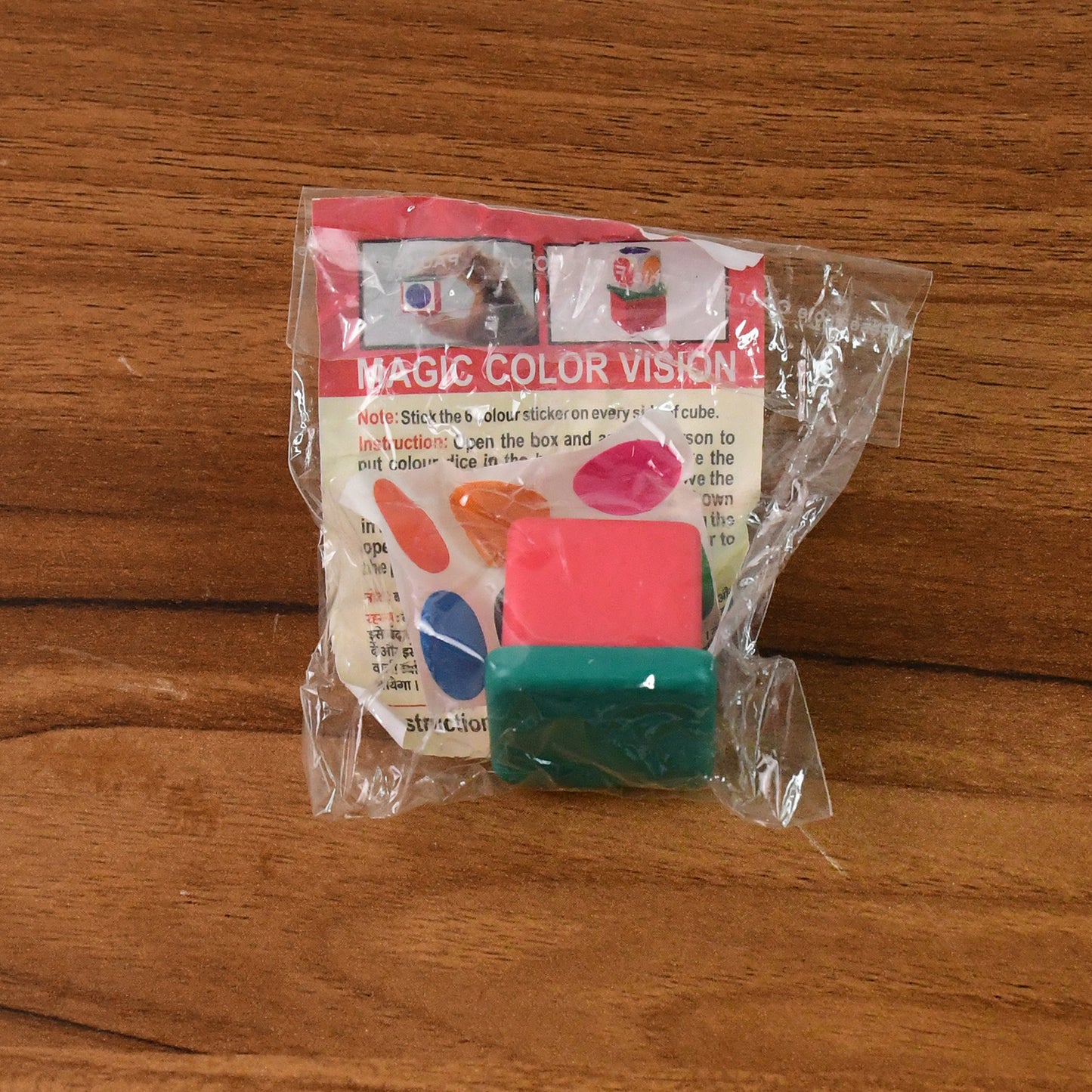 Magic Colour Vision Dice Trick Toy (1 Set)