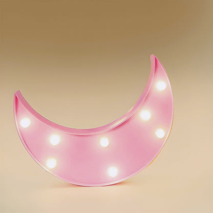 Moon Shaped Led Decorative Night Light (1 Pc)