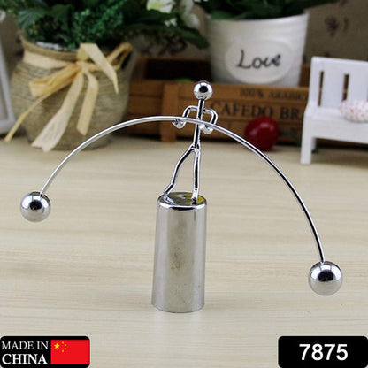 7875 Mini Steel Balance Toy Decoration Pendulum Newton Cradle Balance Ball Tumbler Desk Toy Metal Man Home Home Decoration Crafts