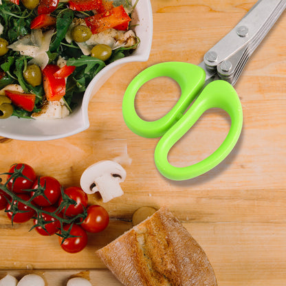 Premium 5 Blade Multipurpose Herb Scissors (1 Pc)