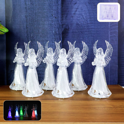 Led Angel Decorative Lights (6 Pc  Set)