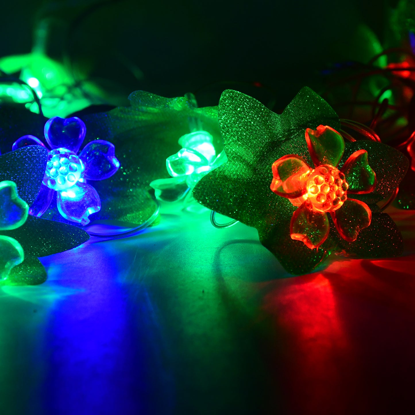 Leaf  Flower Led Decorative String Light (3 Meter)