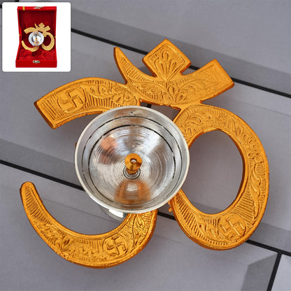 Om Symbol Brass Oil Diya (1 Pc)
