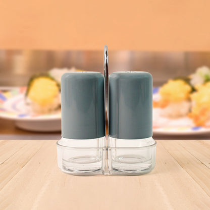 Apex Victory Salt  Pepper Dispenser Set  2 Pcs Acrylic Seasoning Shaker