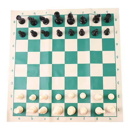 Small Premium Portable Chess Set Plastic Chess Pieces (1 Set)