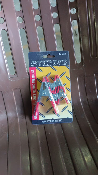 Metal Spring Clamps Heavy Duty Spring Metal Clips Clamp  (5 Pcs Set)