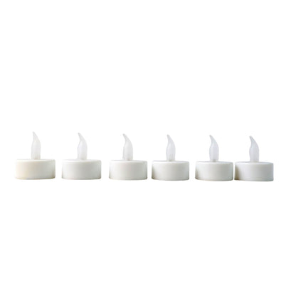 Led Flameless Tealight Candles Lights (6 Pc)