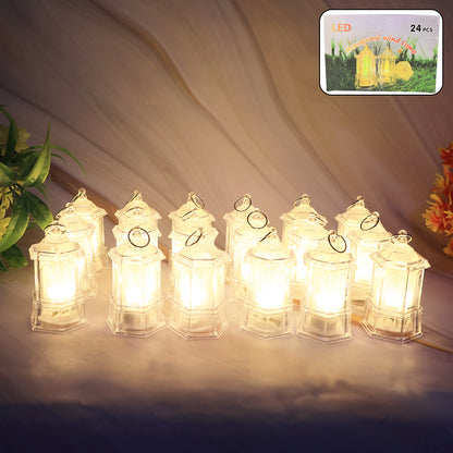 Set Of 24 Led Decorative Lantern Lights  Candle