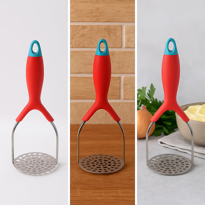 5493 Kitchen Food Masher Fruit Tool Masher Professional Masher Kitchen Tool Kitchen Masher With Comfortable Grip Heavy Duty Potato Masher Perfect For Bean Vegetable Fruits Masher (1 Pc)