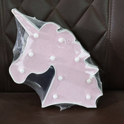 Unicorn Shaped Led Decorative Night Light (1 Pc)