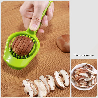 5970 Multipurpose Slicer With Seven Blades Egg Slicers Stainless Slicer Strawberry Tomato Kiwi Fruit Cutter Divider Separator