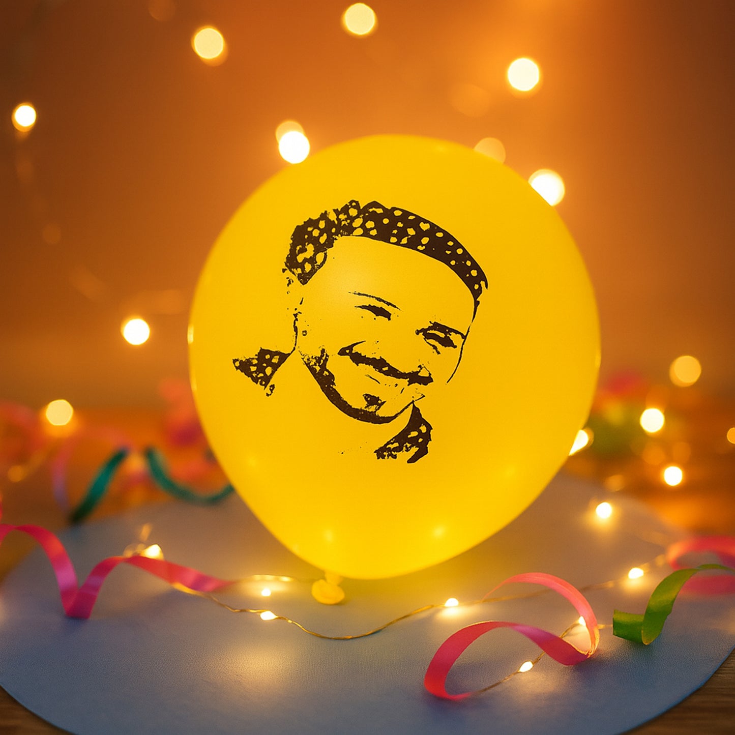 Assorted Printed Mix Design Party Latex Balloons (1 Pc)