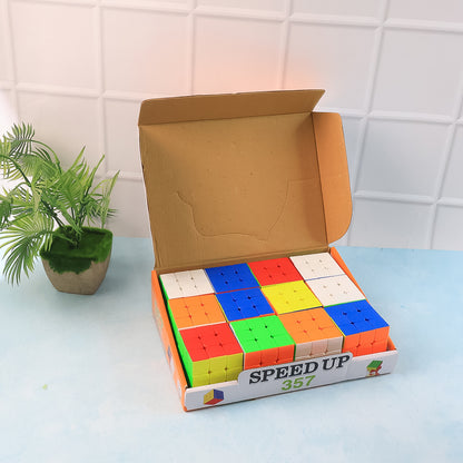 357 Speed Rubiks Cubes 3x3x3x (Set Of 12)