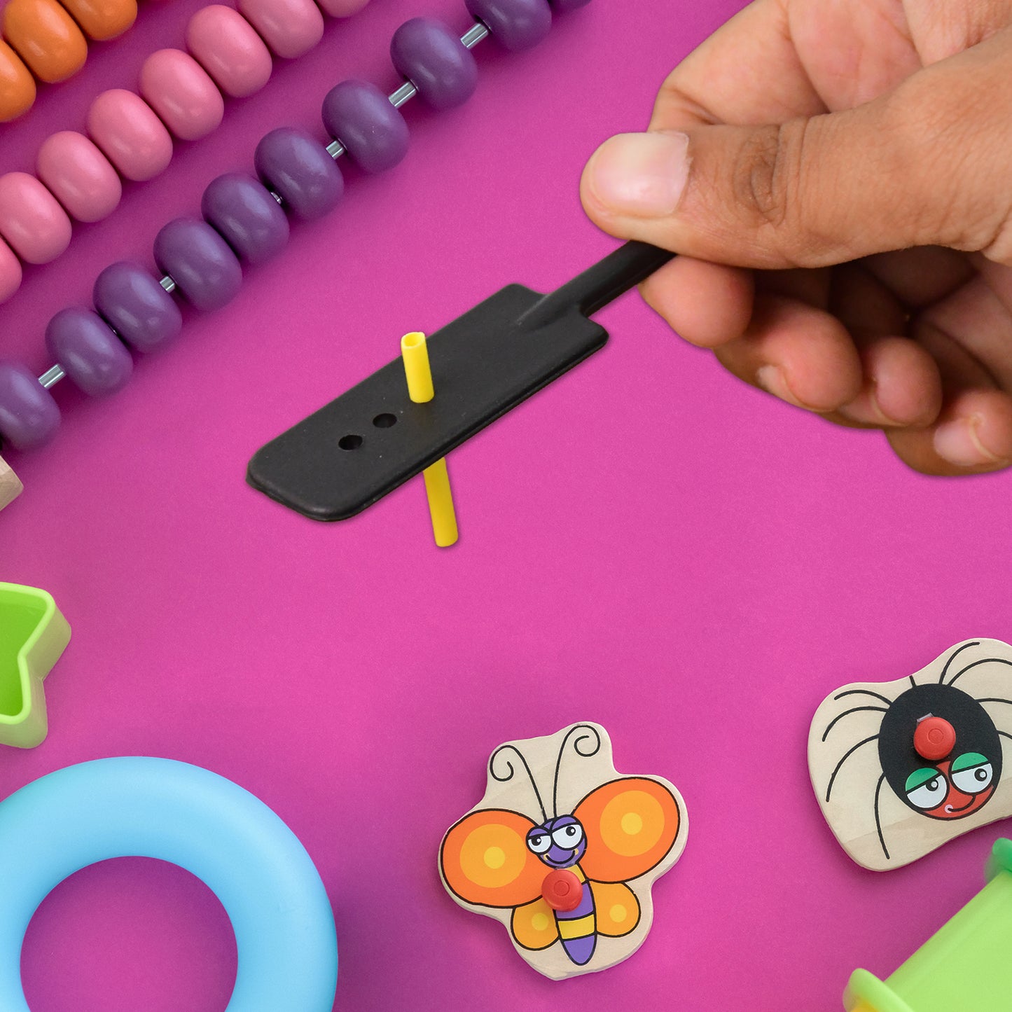 Magic Bat Toy  Fun Trick Bat With Stick For Kids