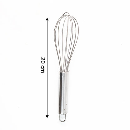 Small Stainless Steel Balloon Whisk (20cm  1 Pc)
