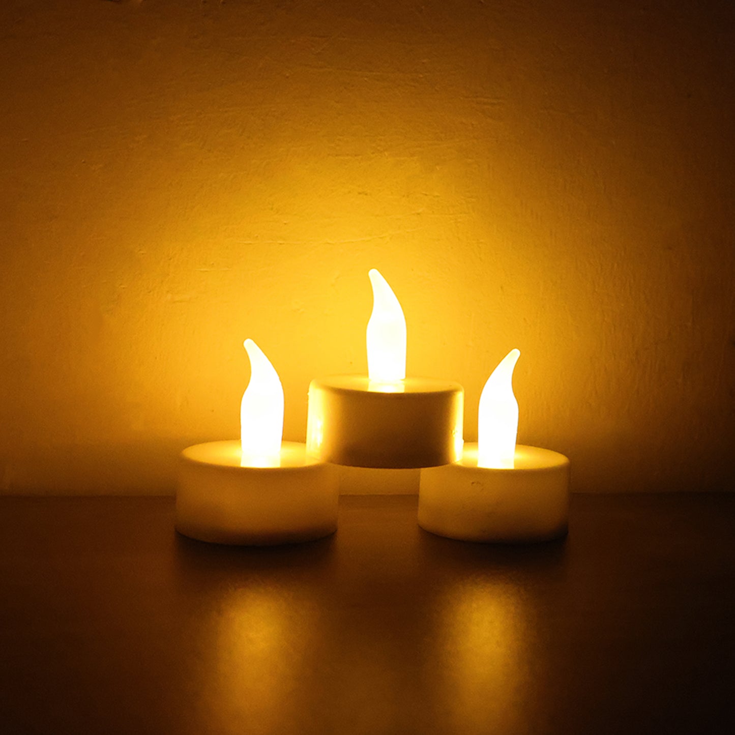 Led Flameless Tealight Candles Lights (6 Pc)