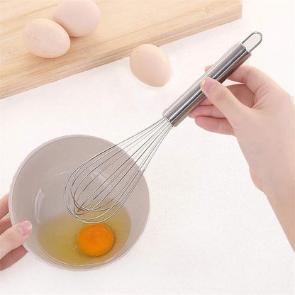 Medium Stainless Steel Balloon Whisk (24cm  1 Pc)