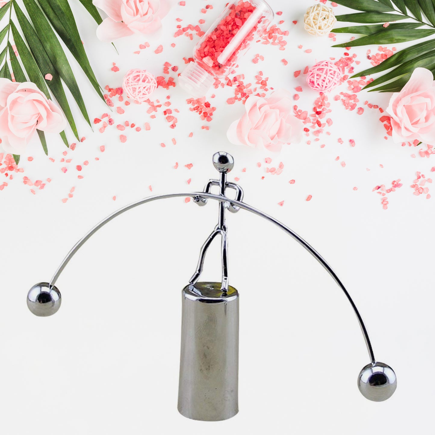 7875 Mini Steel Balance Toy Decoration Pendulum Newton Cradle Balance Ball Tumbler Desk Toy Metal Man Home Home Decoration Crafts