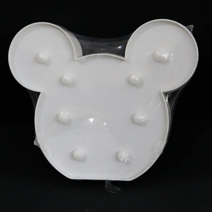 Mickey Shaped Led Decorative Night Light (1 Pc)