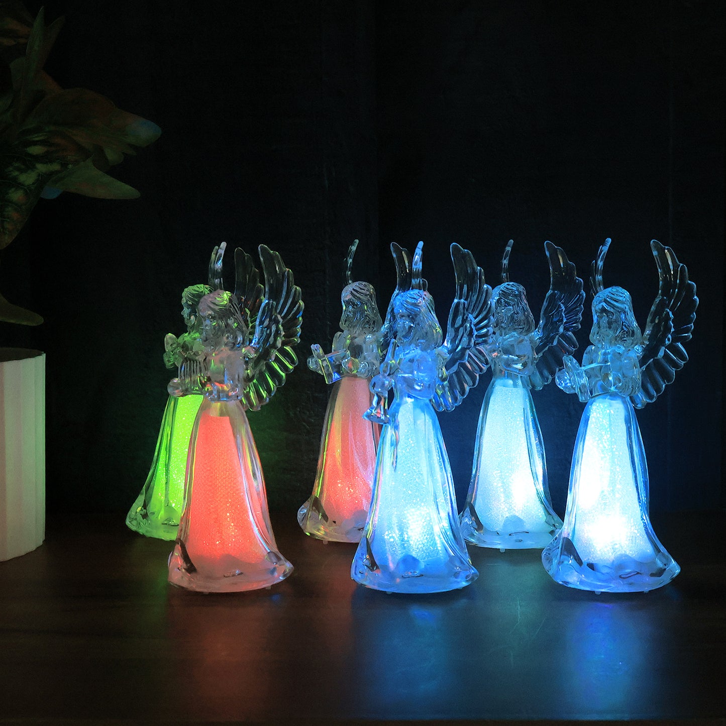 Led Angel Decorative Lights (6 Pc  Set)
